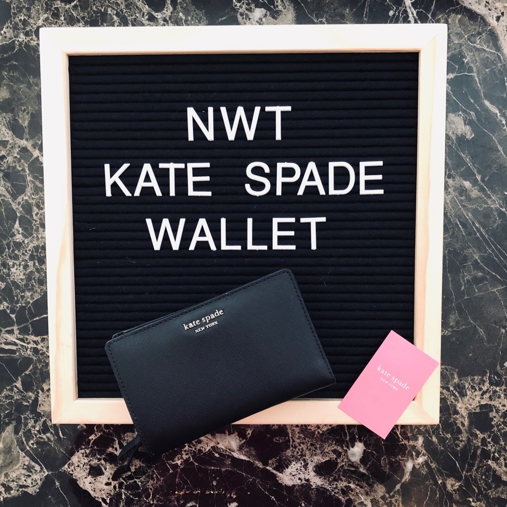 ♠️UWT Kate Spade Black Wallet EUC!! ♠️